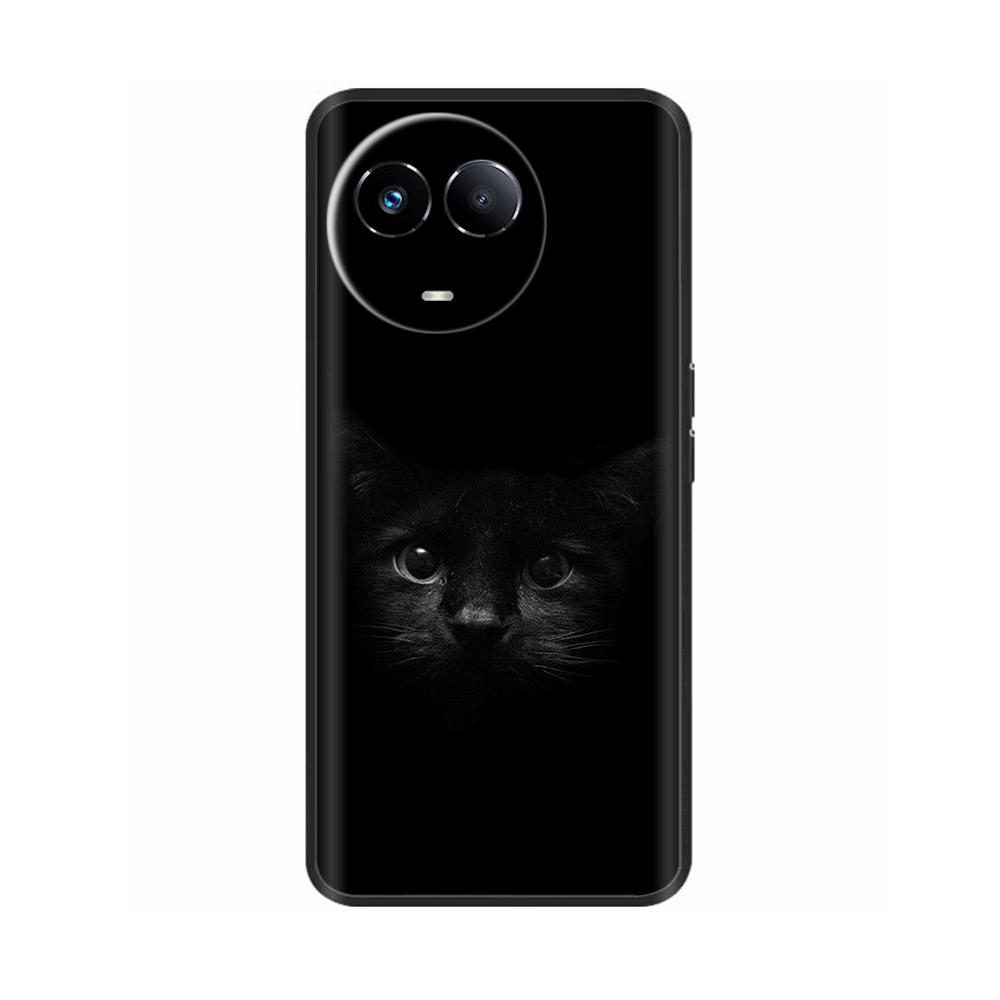 For Realme 11 5G Case Cute Design Soft Liquid Silicone Back Cover For Realme 11X Realme11 11 X 2023 RMX3785 Protection Housing
