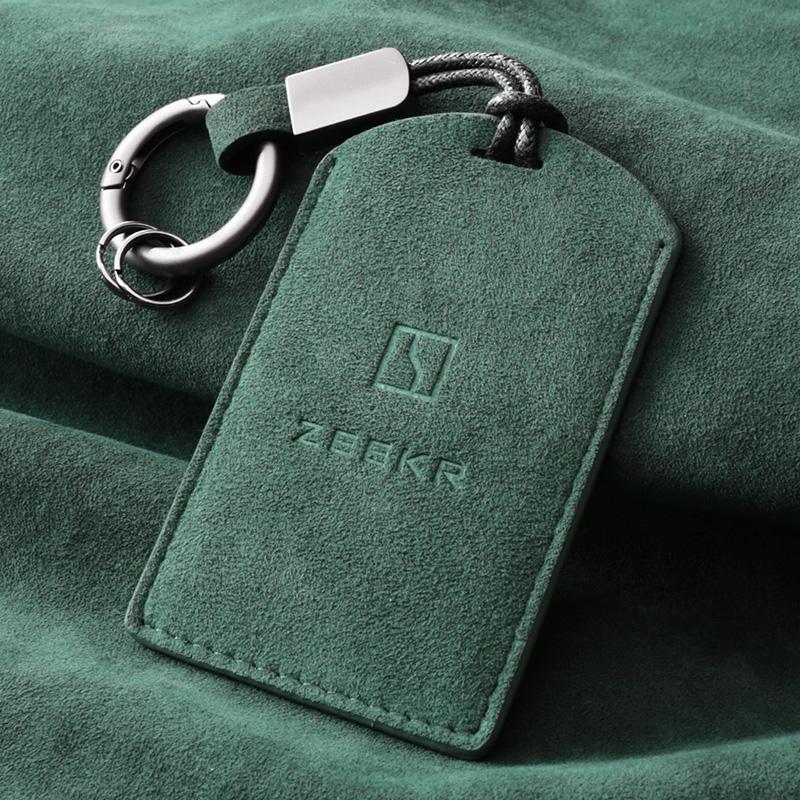 Italy Super Suede For Zeekr X Zeekr 7X Zeekr 001 007 009 - Car Key Cover Protective Shell Key Case Keychain Ring Key Bag