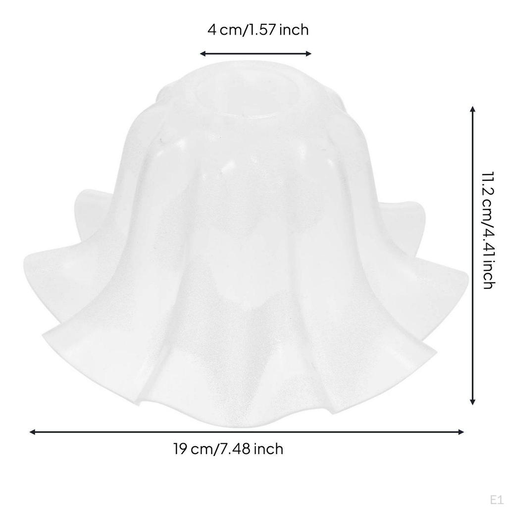 Lily of the Blooming Brightness Shade Shatterproof Flower Lampshade Pastoral Aesthetic