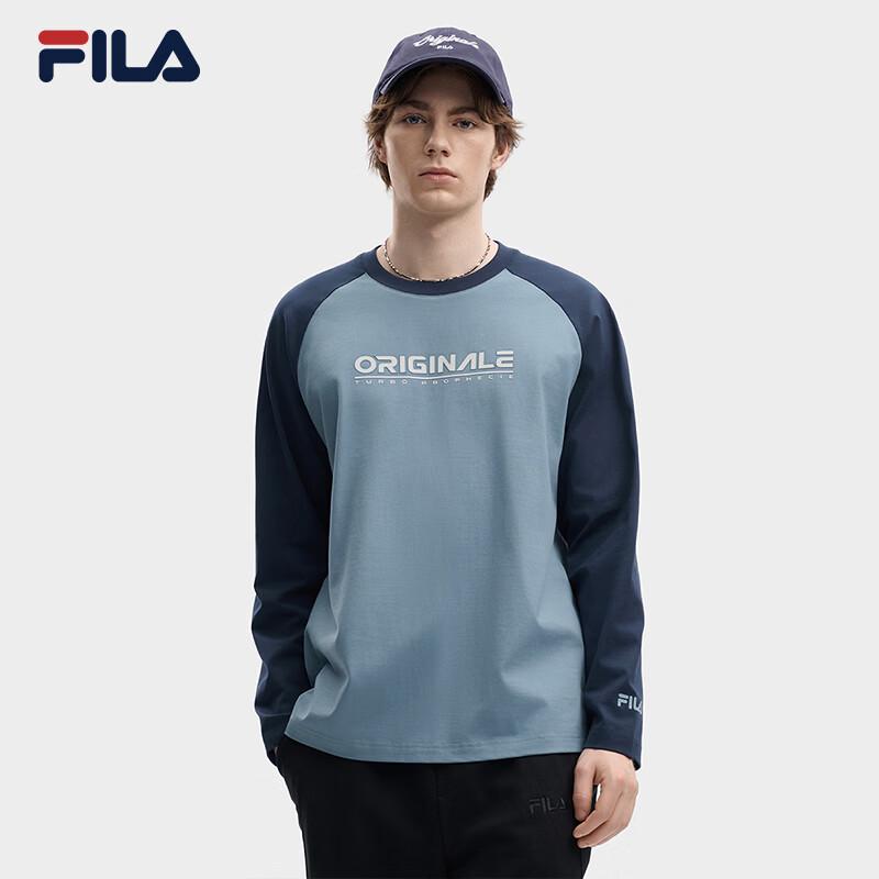FILA Men's Casual Knit Long Sleeve T-shirt