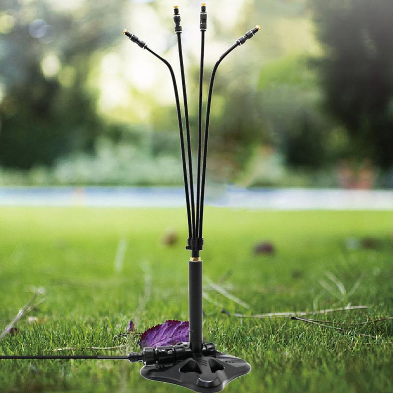 Standing Misting Cooling System Adjustable Patio Misting System Portable Hot Weather Supplies Standing Pet Cool Accessories For