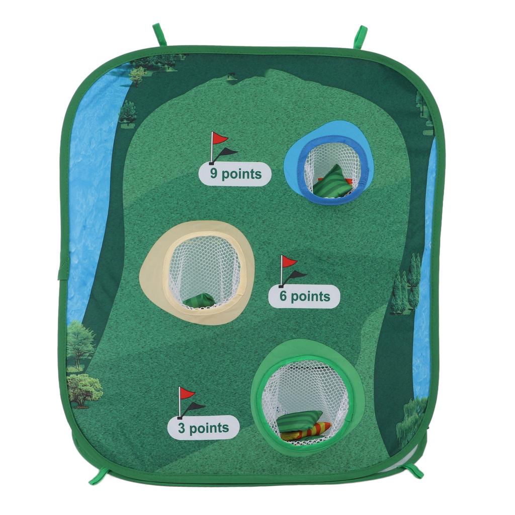 Golf Course Sandbag Board with Hitting Pads Tent Nails Durable Outdoor Golf Chipping Net Set