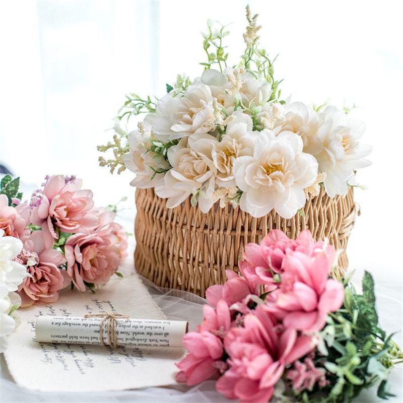 Exquisite Artificial Silk Orchid Bouquet Perfect For Wedding And Home Decor