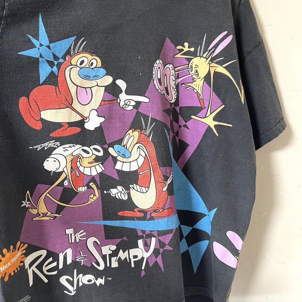 [USED] Vintage 90's Ren & Stimpy South Park T-shirt, Made In the USA