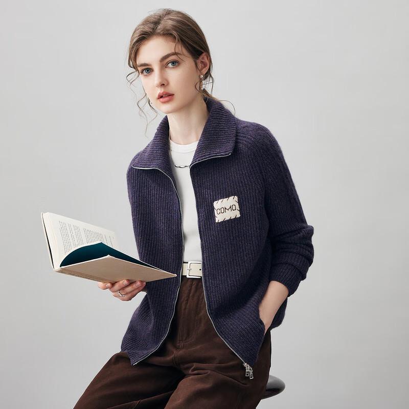 

Женский кардиган на молнии из толстого кашемира Komongbok 2XL