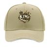 Royal King Crest Typography Emblem Sandwich Baseball Cap Sun Cap Outdoor Workouts Hat