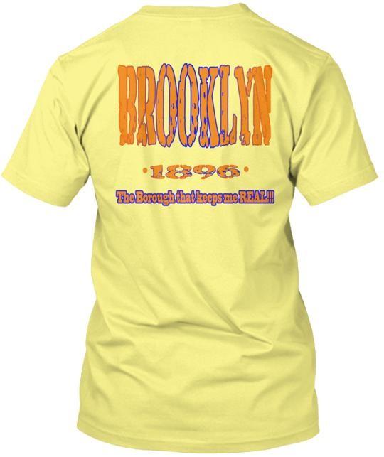 Brooklyn Real Tee T-Shirt Size S to 5XL XXXL