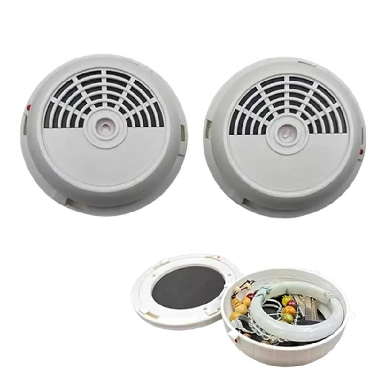 Practical Hiddening Compartment Realistic Smokes Detector Disguised Security Box for Jewelry Money Cash Watch Coin