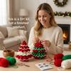 Christmas Crochet Kit For Beginners, Christmas Tree Knitting Kit, Fun Xmas Decoration, Christmas Gifts, Cute Christmas Ornaments