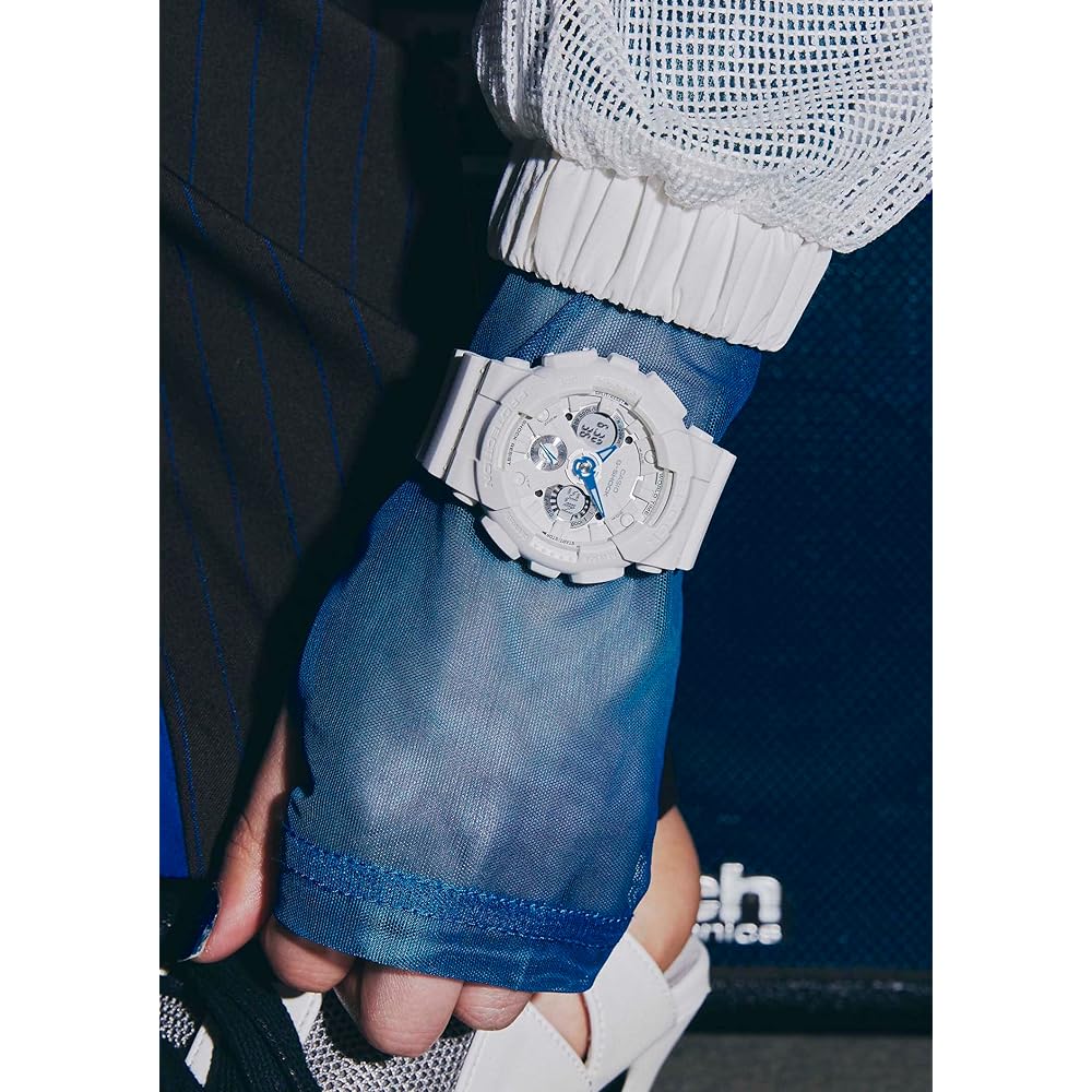 Casio G-Shock GMA-S120SA-7A2JF Mid-Size Model Eco-Friendly Material Women's Watch White Blue