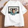 Horror Drama Casual Print Short Sleeve T-shirt - European Size Modal Top