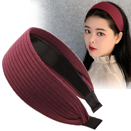 Serre-tête élastique à larges bords, léger, antidérapant, style coréen, pliable, accessoire pour cheveux