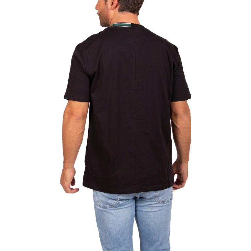 Puma Logo Letter Print Pattern Round Neck Short Sleeve T-Shirt Men Tops Black 538296-01