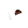 Abstract Resin Flame Sculpture Ornament for Modern Office Patio Bookshelf And Miniature Sofa Chair