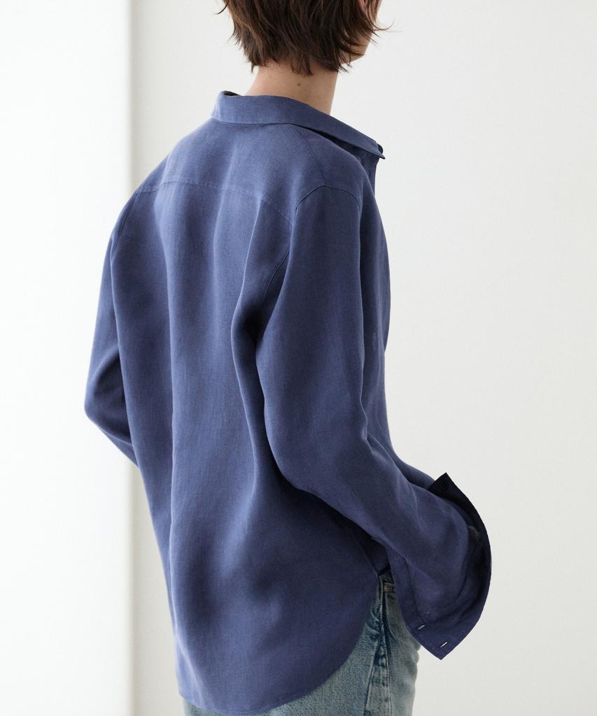 Masimodutti 100% Linen Loose Fit Shirt