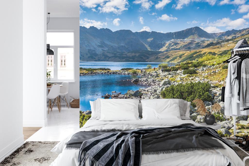 Photomural Mountain Lake In The Valley Structural Vinyl 450x300