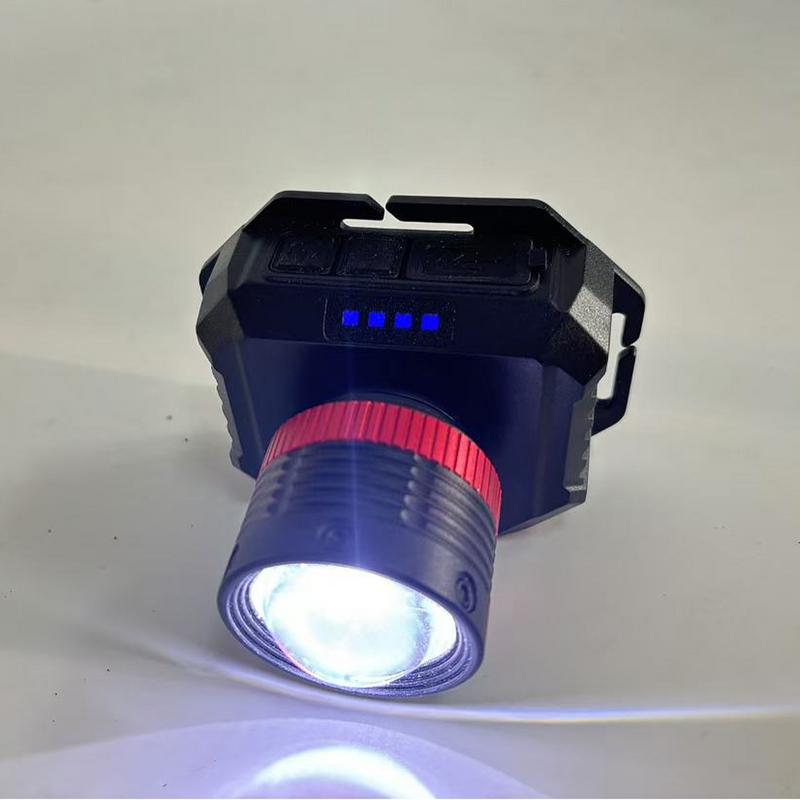 Motion Sensor Headlamp Hard Hat Headlight With Motion Sensor Lightweight Super Bright Head Lamps For Camping Hiking Running