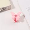 2Pcs Butterfly Hairpins Hair Accessories 2.64" Claw Clips for Women,Glossy Hair Clips for Thick or Thin Hair, Cute Girls' Hair Clips