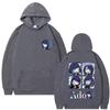 Cute Kawaii Ado Cartoon Style Hoodie Fans Gift Men's Women's Casual Oversized Sweatshirt Unisex Japanese Style Hoodies
