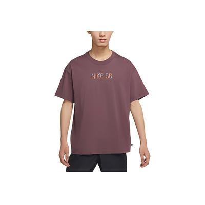 Sb Letter Pattern Skateboard Casual Loose Crew Neck Short Sleeve Drop Shoulder T-Shirt Men T-Shirt DJ1215-646
