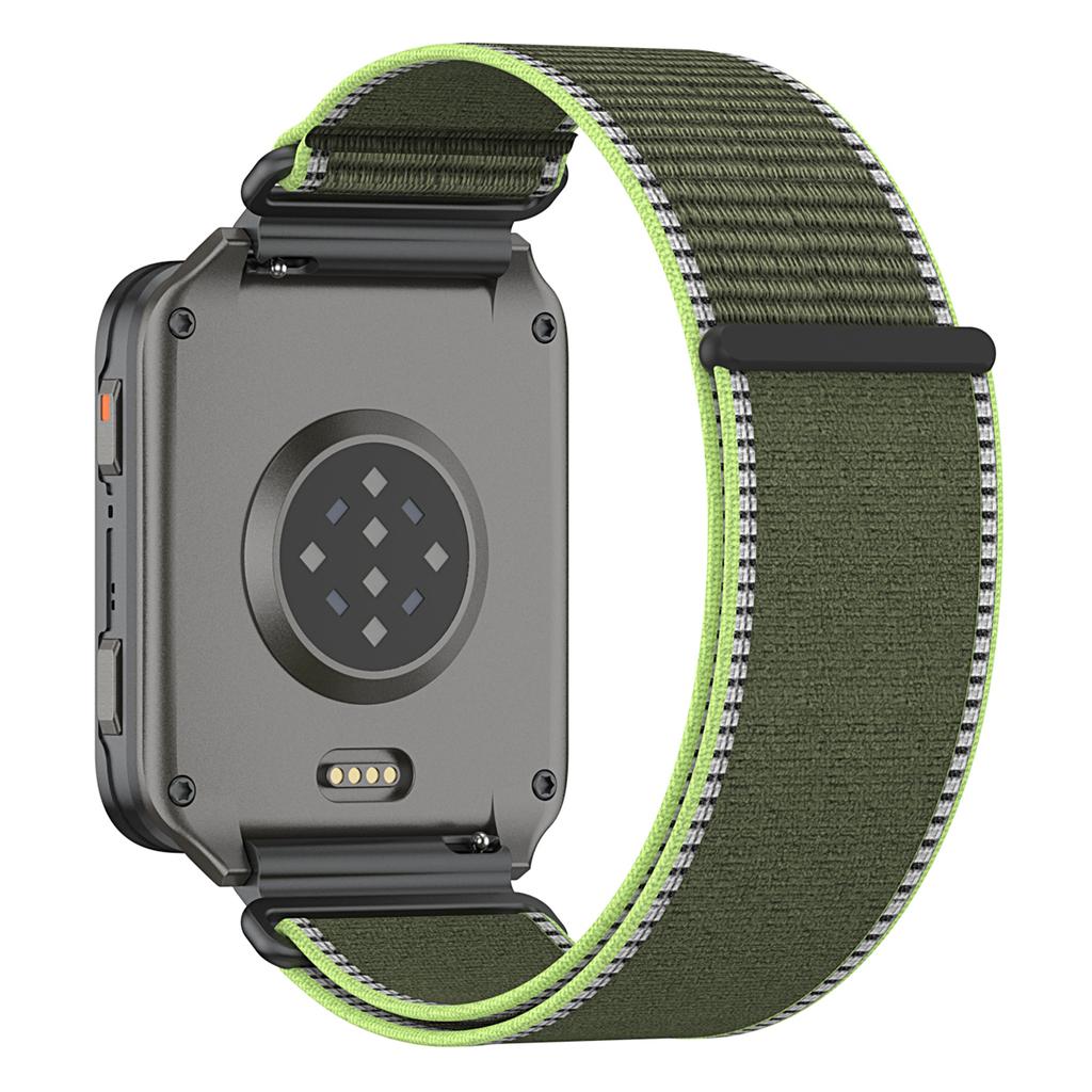 For Garmin Venu X1 Nylon Loop Strap with Metal Connector Quick Release Breathable Watch Band