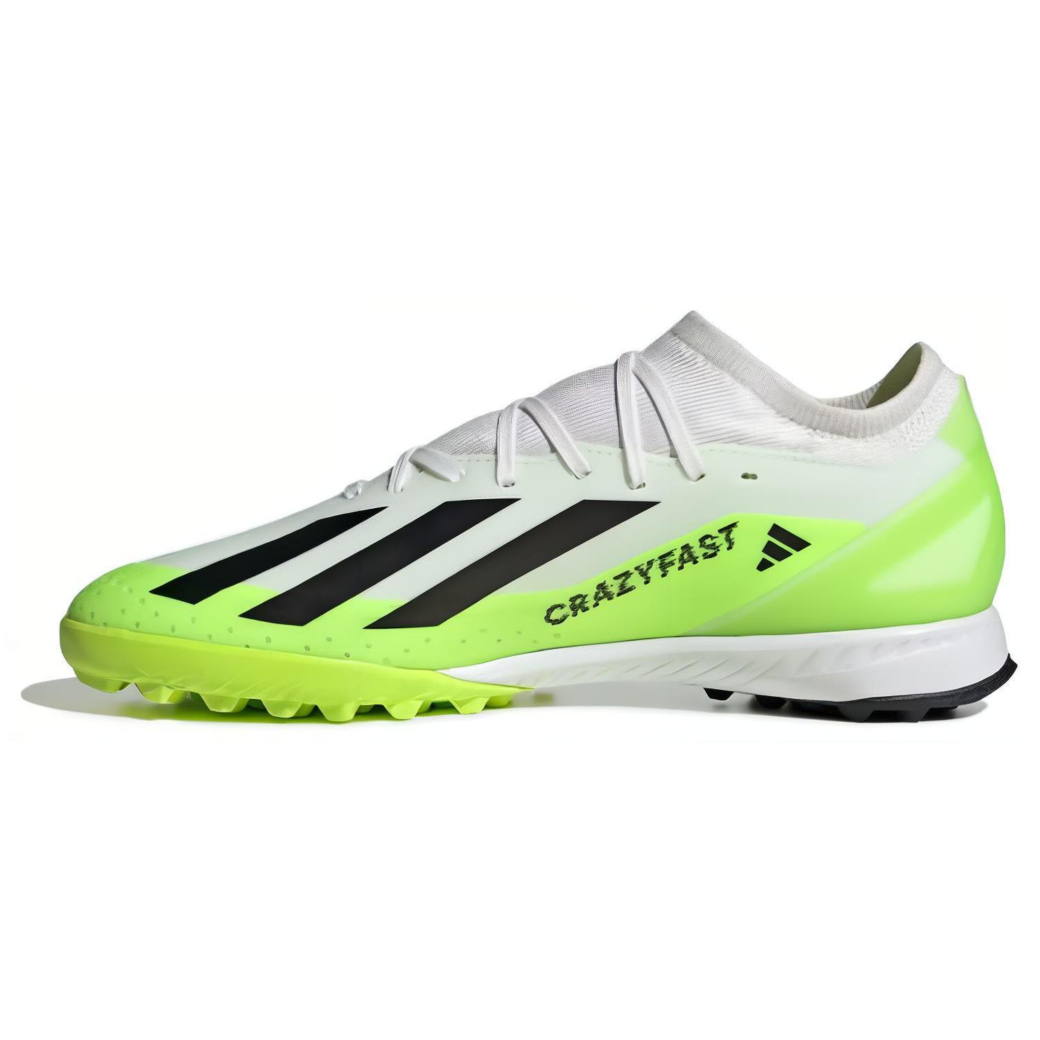 

Новые Adidas X Crazyfast.3 Логотип в круге TF AG Кожа PU Футбольные бутсы Унисекс ID9337 44.5