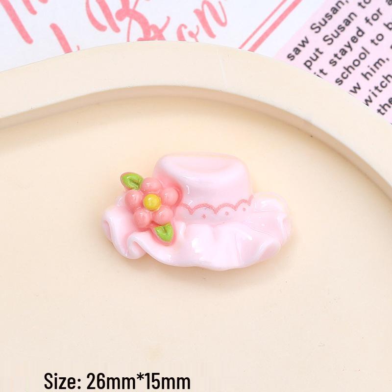 Powder Floral Bow Tie Charm: DIY Resin Hair Clip & Crocs Accessory