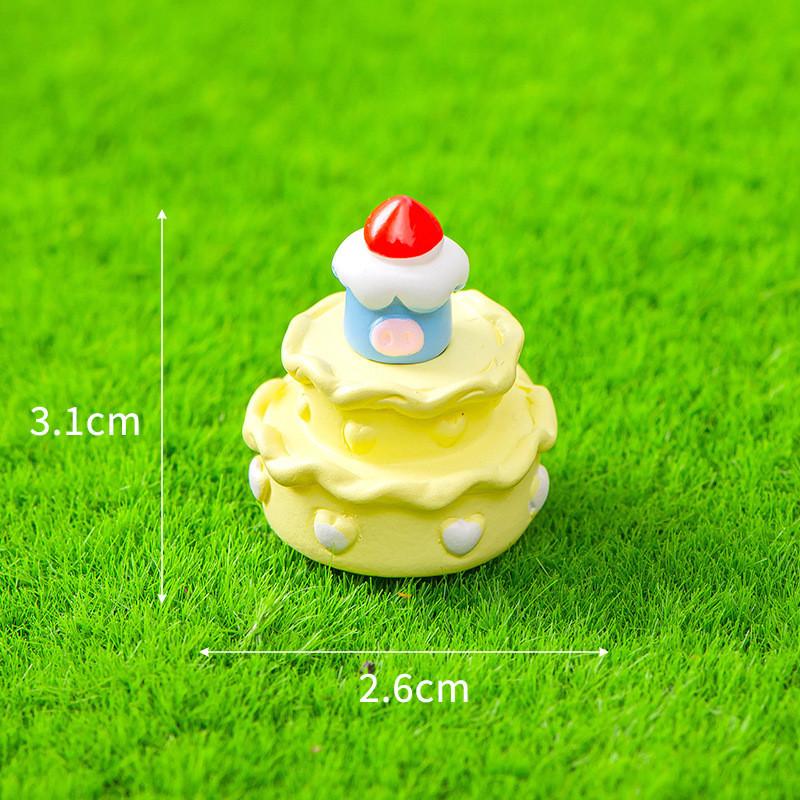 10Pcs/set Cartoon Party Pig Animal Miniatures Resin Ornaments Diy Fairy Garden Decoration Micro Landscape