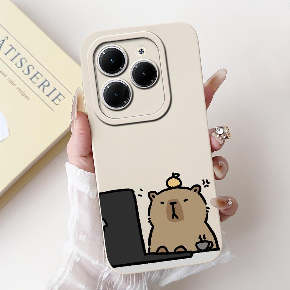 For Tecno Spark 20 Pro Case KJ6 Cute Animals Cartoon Cover Soft TPU Phone Case For Tecno Spark 20C Spark20 Pro Plus Fundas Coque