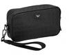 Emporio Armani Luxury Leather Cosmetic Bag Travel Bag Nero