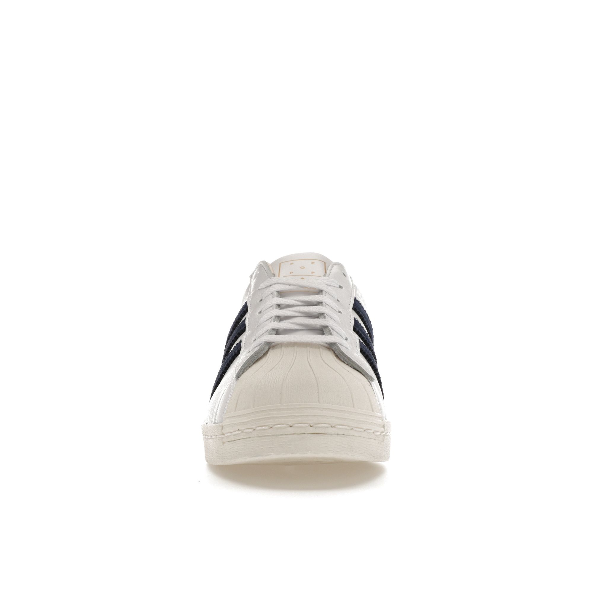 Мужские кроссовки Pop Trading Company x adidas Superstar ADV Белые Темно-синие — фото 3
