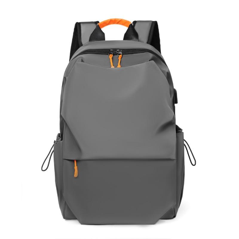 Backpack Outdoor Backpack Solid Color Business Commuter Computer Bag Student School Bag Breathable and Lightweight