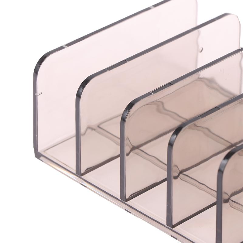 Far Paleti Düzenleyici Şeffaf Göz Farı Saklama Tepsisi Kozmetik Rafı Makyaj Malzemeleri Bölmeli Tutucu Kadın Kız İçin