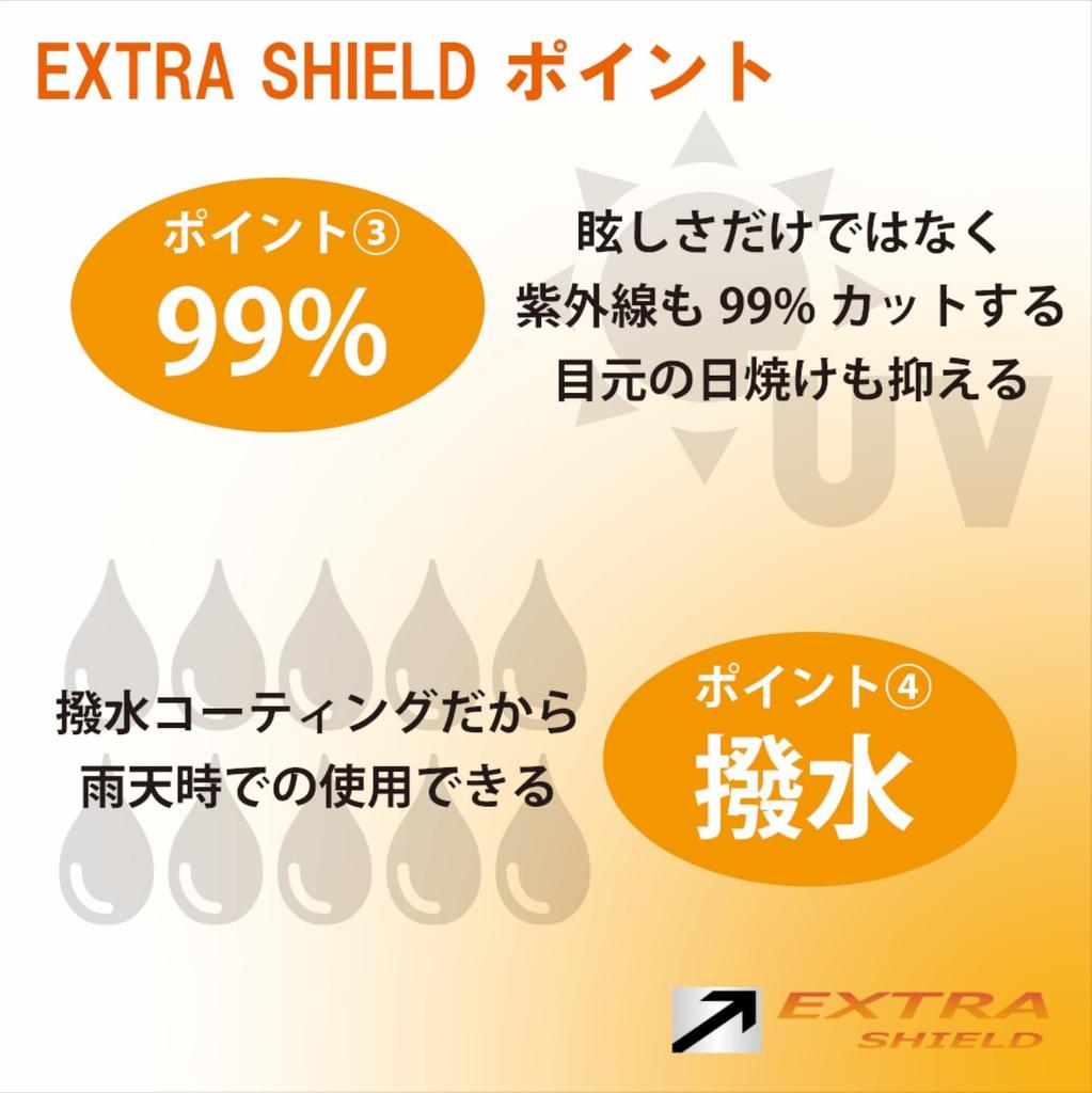 Yamashiro EXTRA Shield Motorcycle Helmet Mirror Shield for Shoei Compatible with Model EX122500 (Extra Shield) CJ-3, Yellow/Silver, EX-ZERO/J/O,