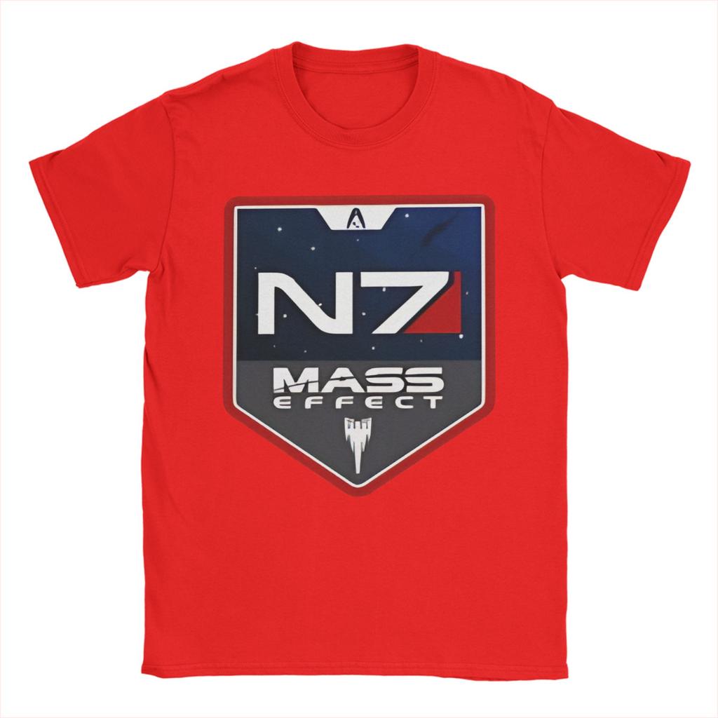 Mass Effect N7 TShirt Men  Vintage TShirts Summer O Neck Harajuku Tee Shirt Casual Oversized Clothes