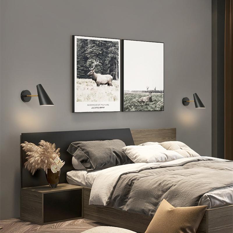 Industrial Folding LED Wall Lamp With Switch Vintage Adjustable Swing Long Arm E27 Bedside Decor Lighting Sconce Reading Lights