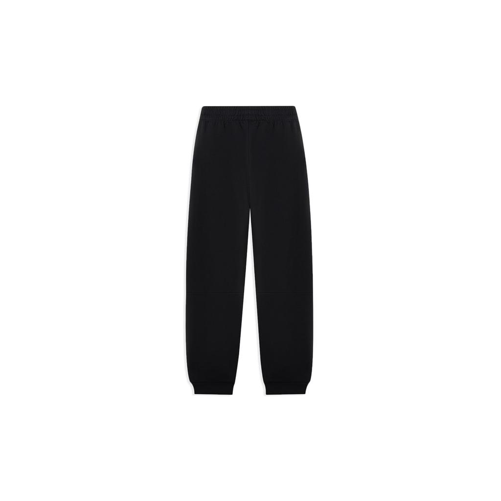 Li-Ning Sports Trend Series Solid Color Elastic Waist Jogger Pants Men Bottoms Black AKLT063-1