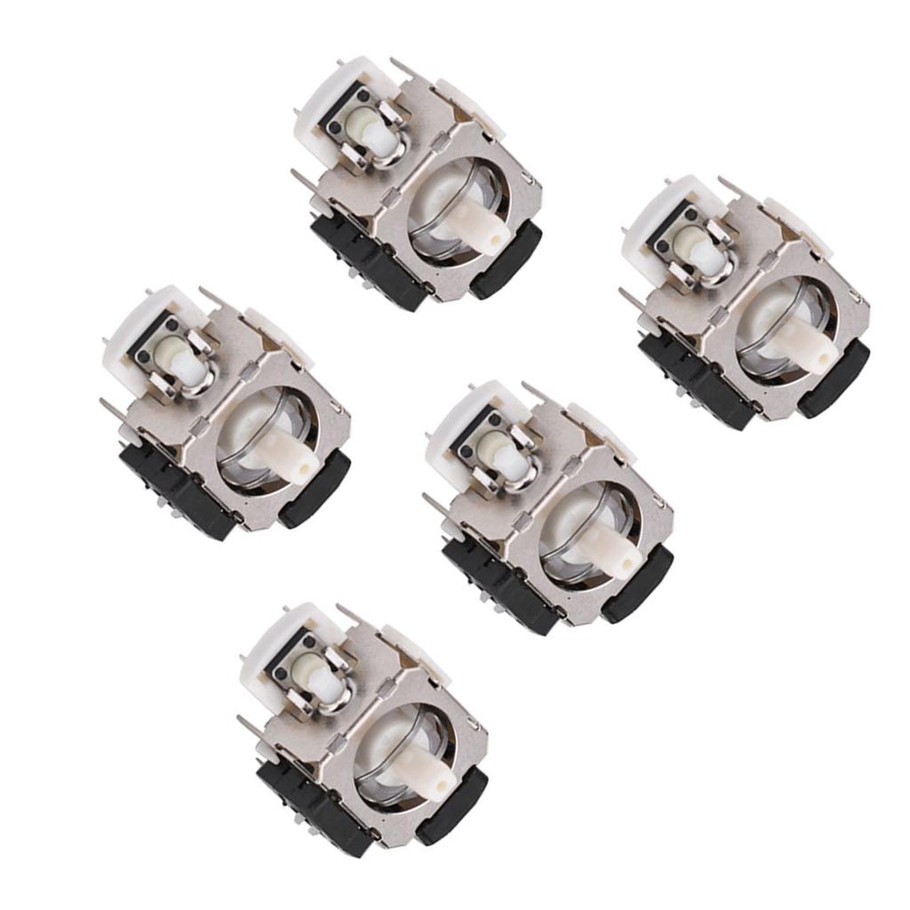 5 Pcs Analog Stick 3D Joystick Replacement for Xbox 360 Wireless Controller