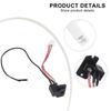 1pc Children Electric Vehicle Charger Socket 6V/12V/24V Round Children's Electric Car Charging Port With Integrated Fuse Protect