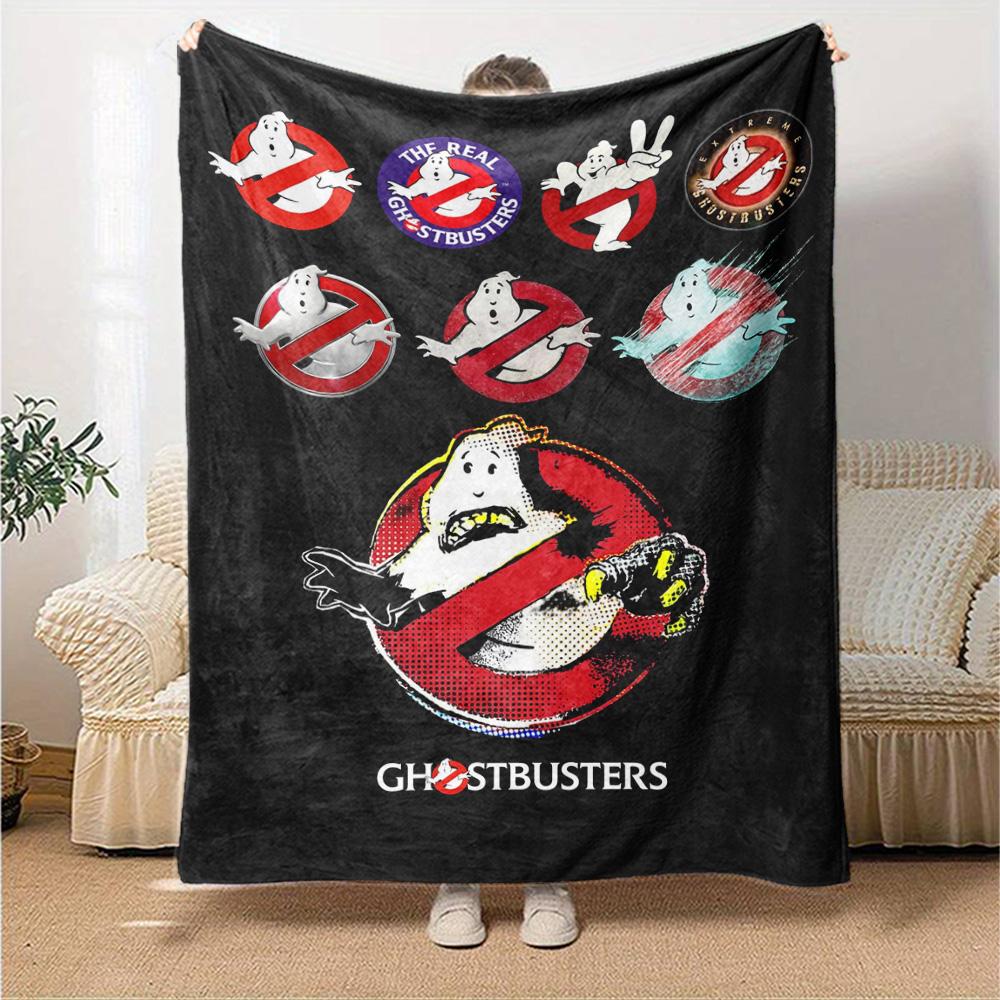 Ghostbusters Blanket Ultra-Soft Perfect for Office Chair Livingroom Picnics All-Season Use Modern Birthday Christmas Gift Blanket