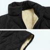 Men's Solid Color Casual Cotton Warm Long-sleeved Jacket Men's Graphene Zipper Cotton Jacket NEW SPORT Pocket Label