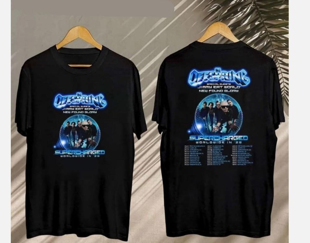 

Мерч тура The Offspring 2025 Унисекс Футболка Подарок фанатам Размеры S-5XL Унисекс Футболка XXXXL