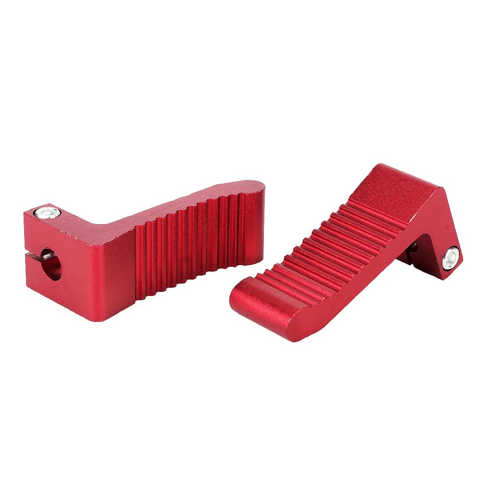 Red Mini Moto Racing Aluminum Alloy Footpeg Foot Rest Peg Footrest Pedal Fit for 47cc 49cc