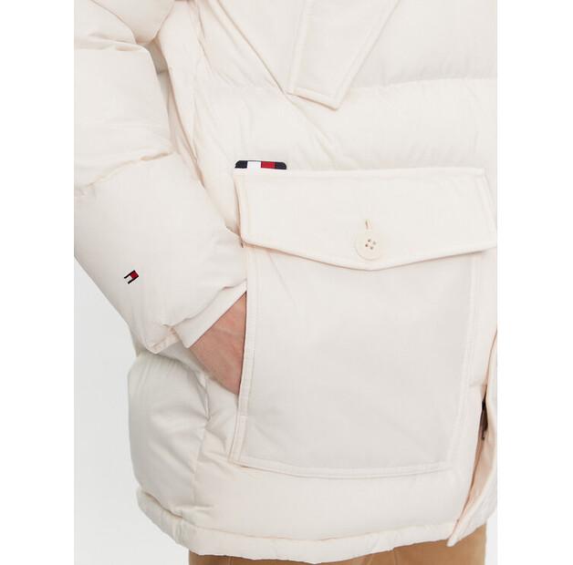 Winter Jacket Tommy Hilfiger Essential Rockie MW0MW33961, White, Standard Fit