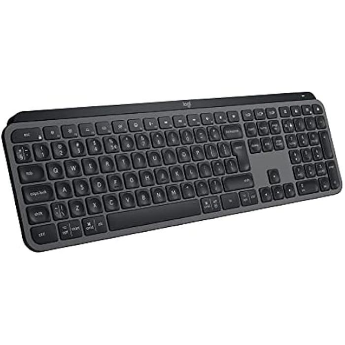Clavier - LOGITECH - MX Keys S - Graphite - Espagnol QWERTY - Bluetooth Sans Fil
