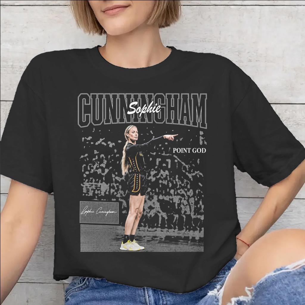 Unisexs WoUnisexs Sophie Cunningham Point T Shirt Cotton Graphic Printing Tee Shirts Clothing Outfits