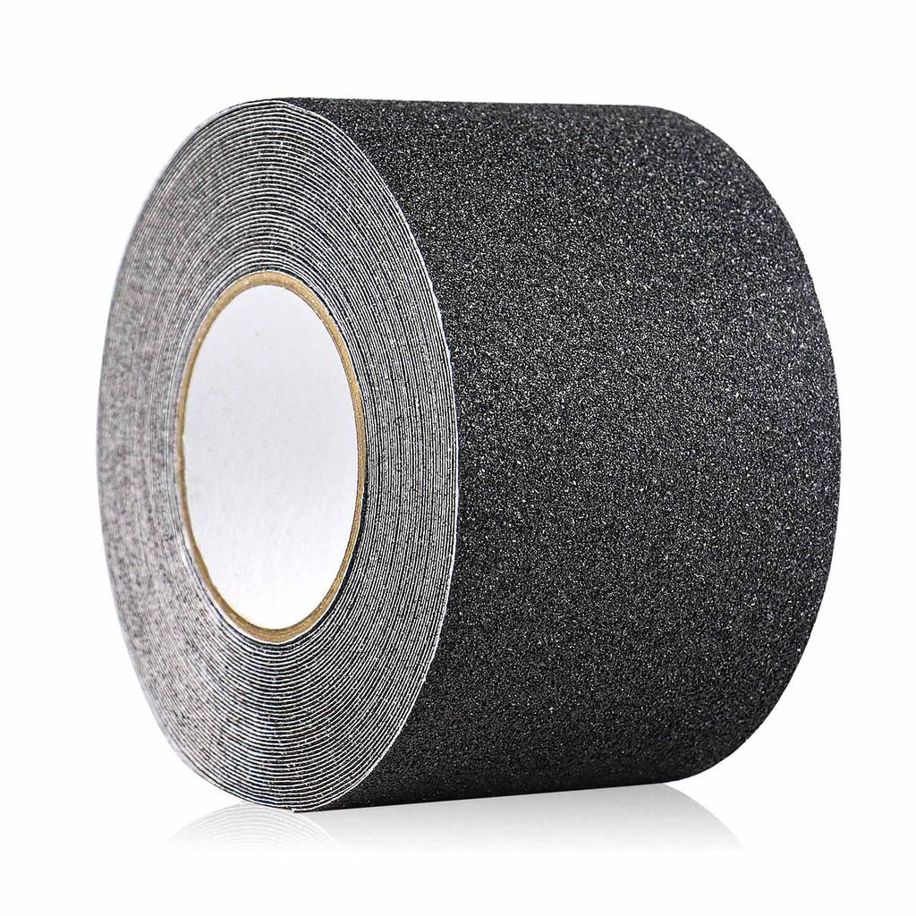 BOMEI PACK Anti-Slip Tape, 100mm Wide, 15M, Waterproof, Adhesive Tape for Stairs, Step Ladders, and Floors, Indoor and Outdoor Use, Prevents Falls and
