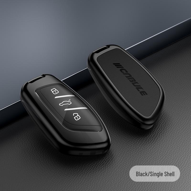 Roewe I5 RX3 5 MAX RX5 eMAX Metal Leather Key Cover