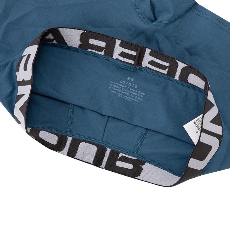 Under Armour Charged Cotton Boxerjock Slim Fit 3-Inch Boxer Briefs 3-Pack Men Underwear Mixed-Colors 1363616-044