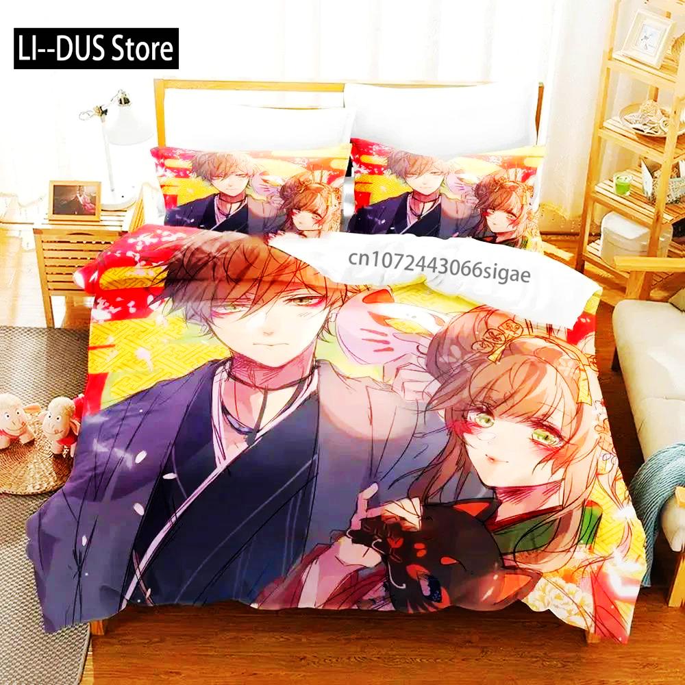 Anime Hoshino Ichika Project SEKAI Bedding Set Duvet Cover Bed Set Quilt Cover Pillowcase Comforter King Queen Size Boys Adult